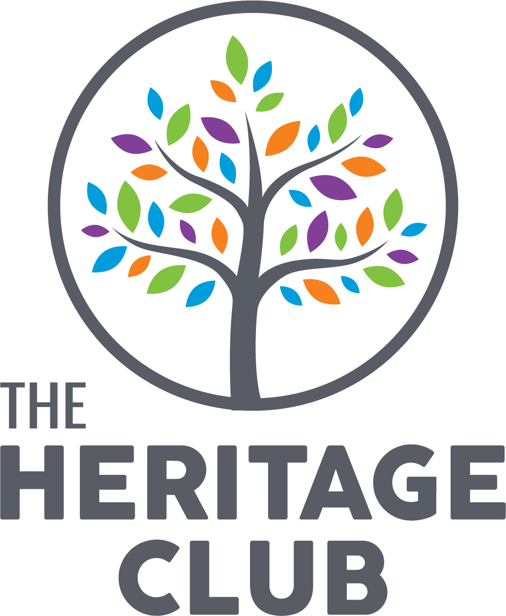 The Heritage Club — a tree with multicolored leaves